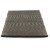 Taupe and cream timeless patterned, handloomed 100% recycled cotton rug  Size: 70cm x 120cm
