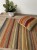 Natural Wool & Cotton Multi-Colour Stripe Ooty Kilim Rug with Tassled Ends 4 Sizes Fair Trade GoodWeave