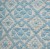 Soft duck egg blue and cream patterned recycled cotton rug Size: 70cm x 120cm