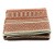 Terracotta and Cream geometric patterned, handloomed 100% recycled cotton rug Size: 70cm x 120cm