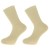 Alpaca walking socks, 75% Alpaca wool. Thick socks with a cushioned sole. Cream