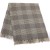 Indian handloomed brown check throw 100% recycled cotton 130cm x 150cm