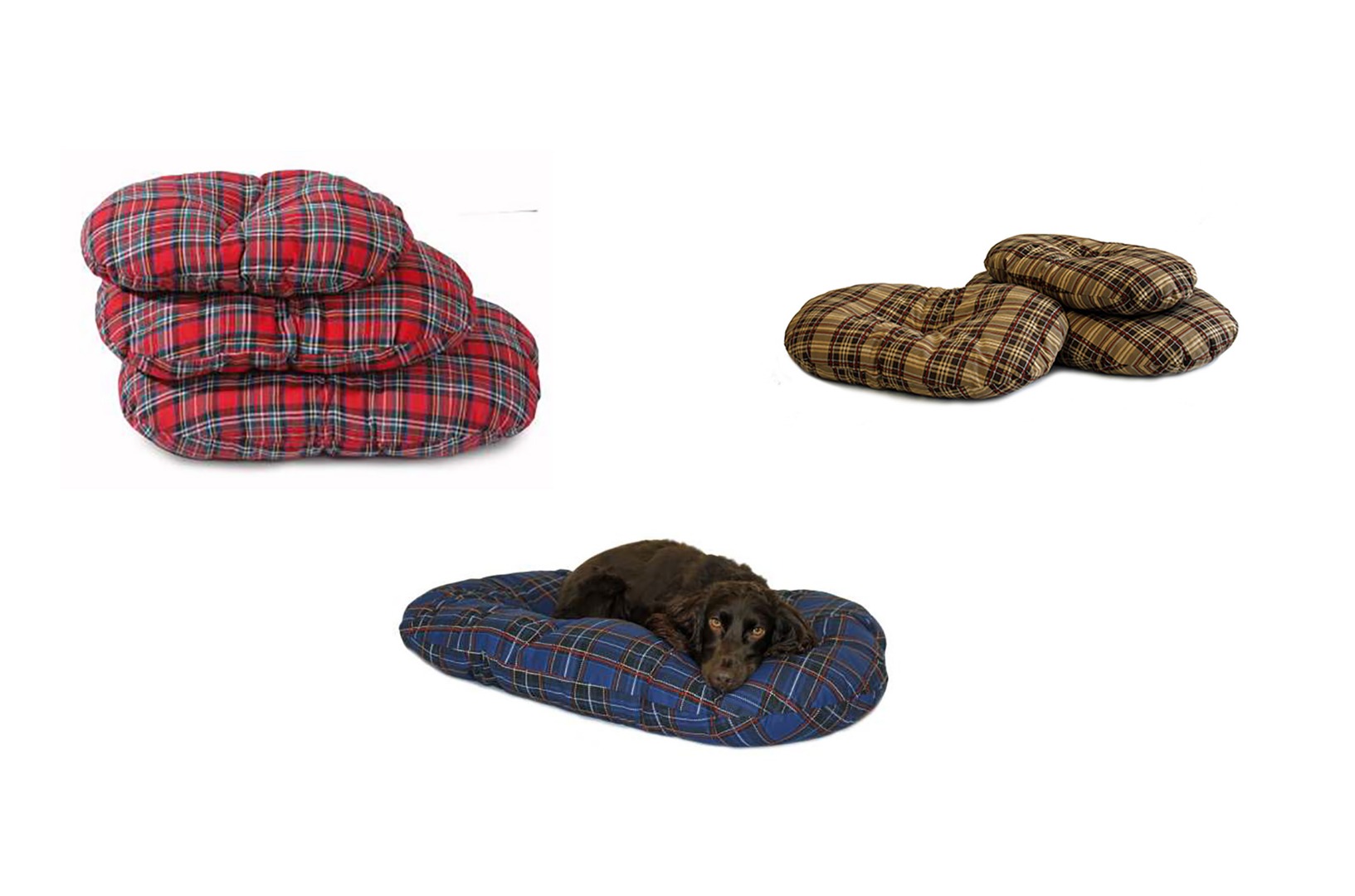 Plush Deep Filled Basket Liners Dog Bed in 3 colours and 8 sizes