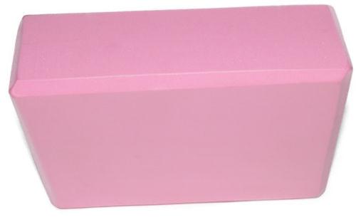 Yoga Block Pilates Foam Foaming Brick Stretch Health Fitness Exercise Gym PINK