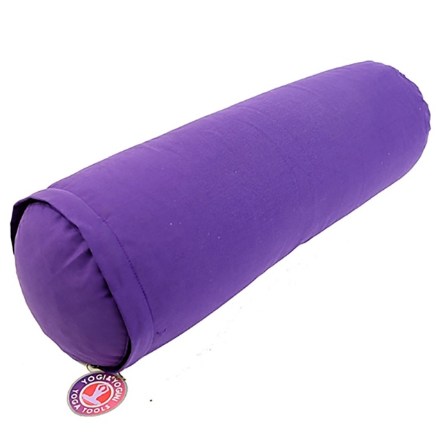 Purple Cylinder Bolster Cushion, Size 60cm x 20cm