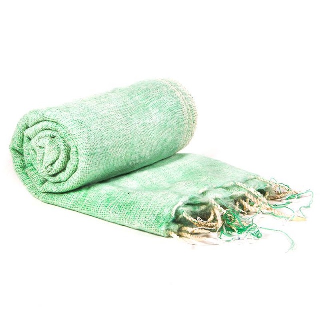 Meditation Pashmina Shawl Mint Green 200cm x80cm