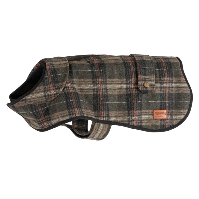 Ancol Heritage Green Check Tartan Dog Coat