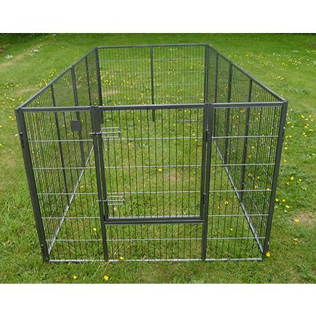 galvanised dog crate