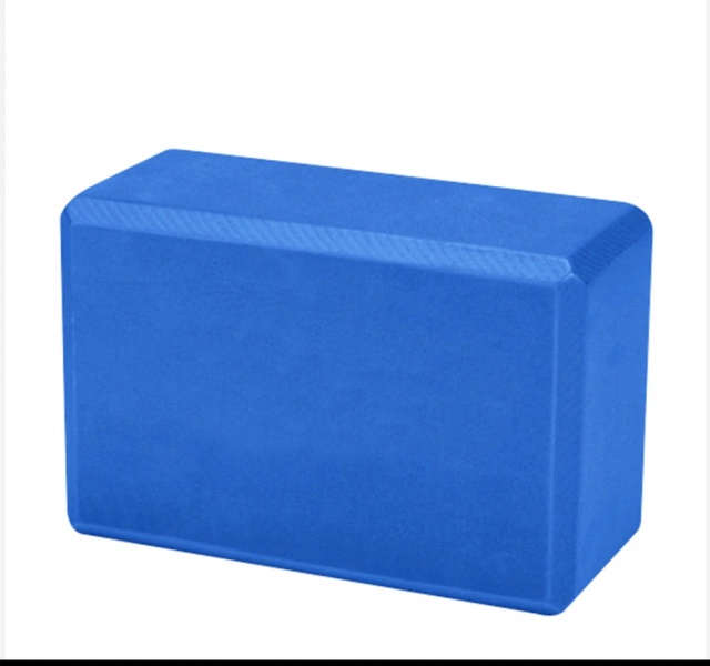 Yoga Block Pilates Foam Foaming Brick Stretch Health Fitness Exercise Gym BLUE