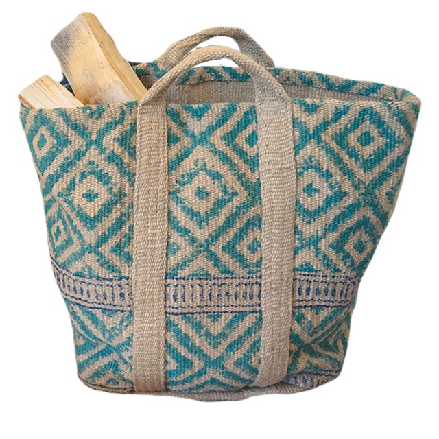 Log or Laundry Storage Bag 100% sustainable Jute Handmade in India