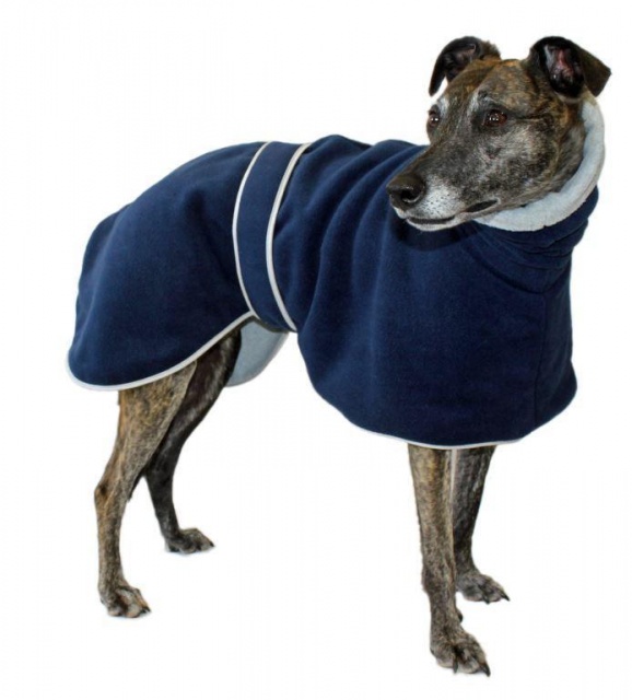 Greyhound Polo Fleece Dog Coat
