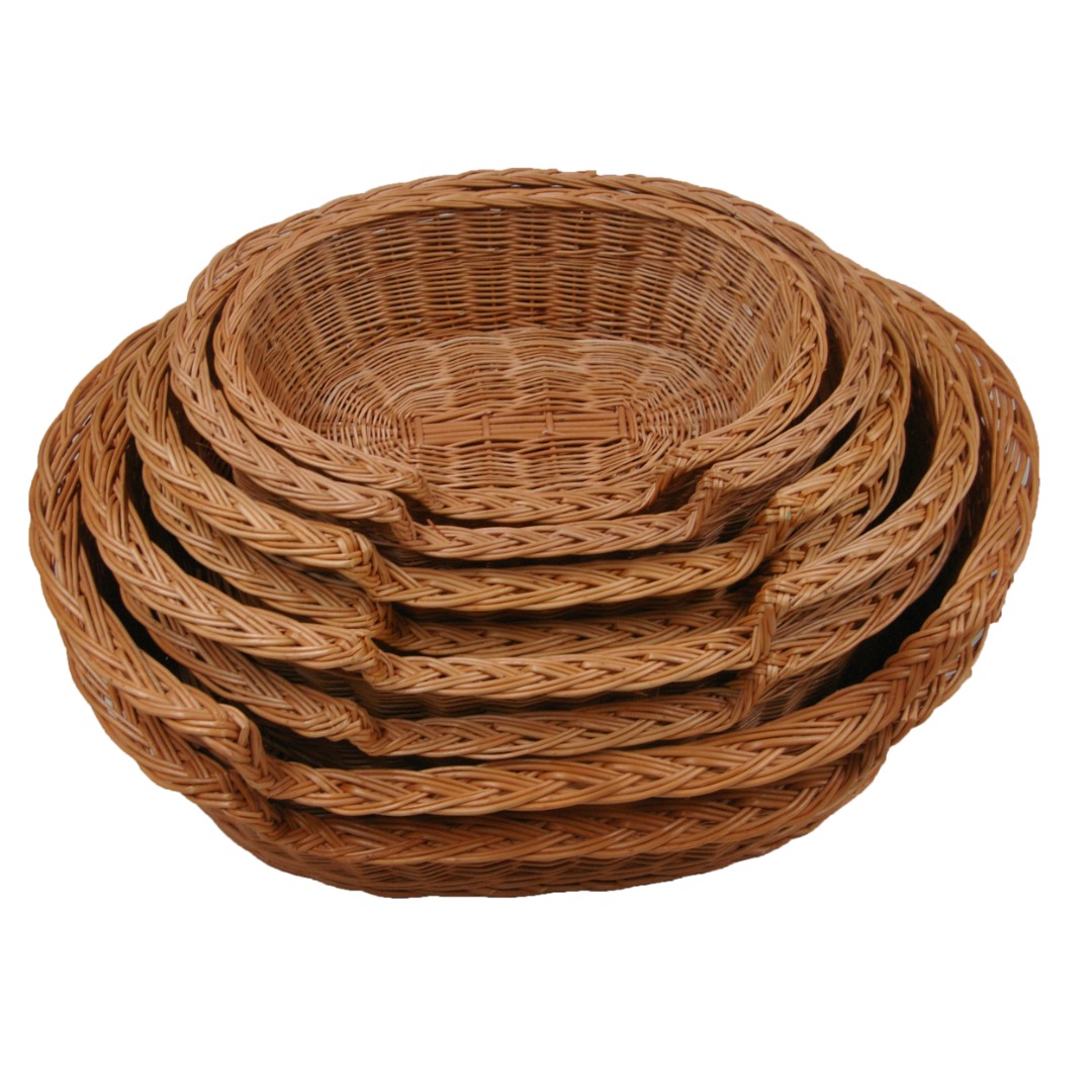 The Natural Willow  Wicker Dog or Cat Bed Basket Hand Made 5 Sizes