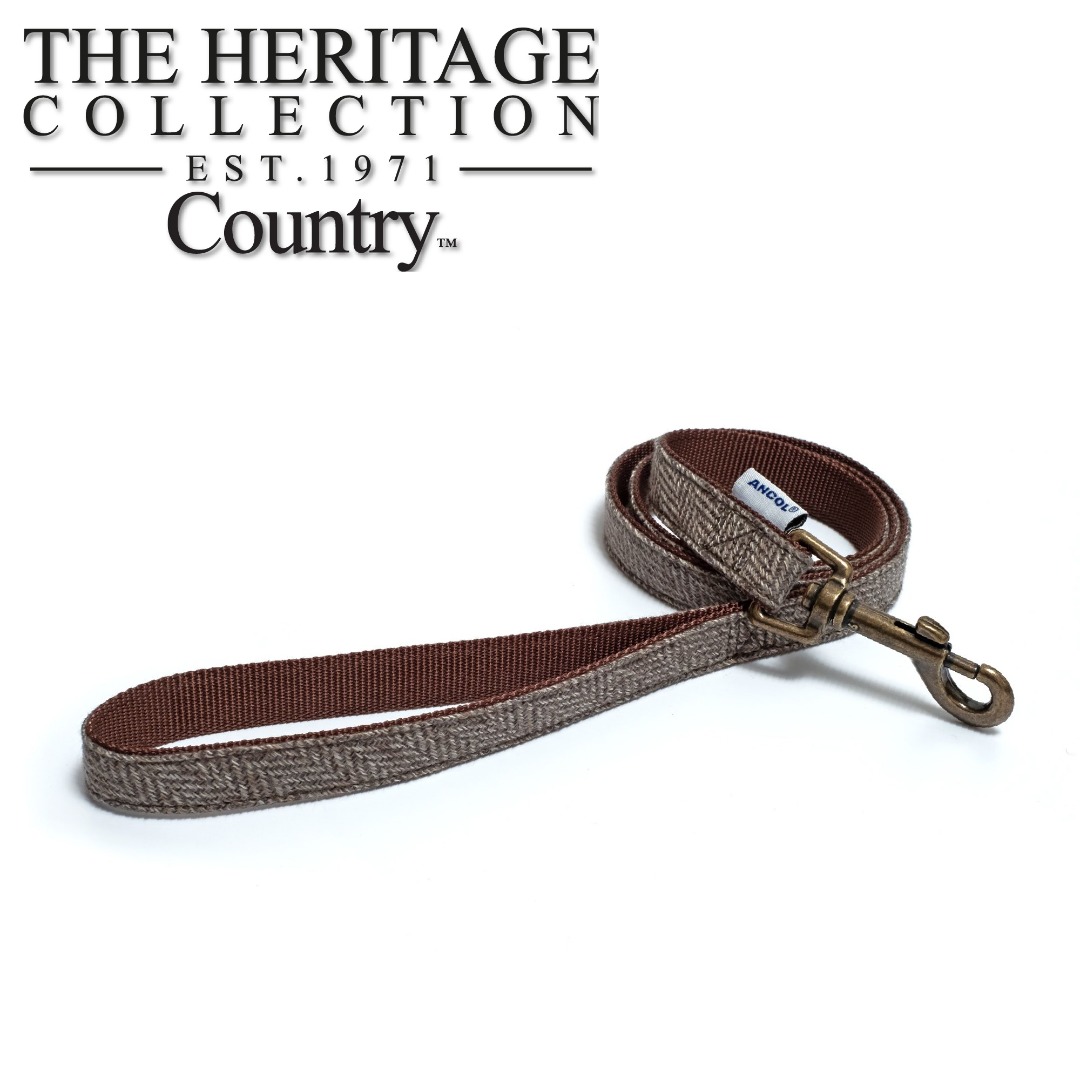 Ancol Heritage Country Dog Lead 1m x 19mm