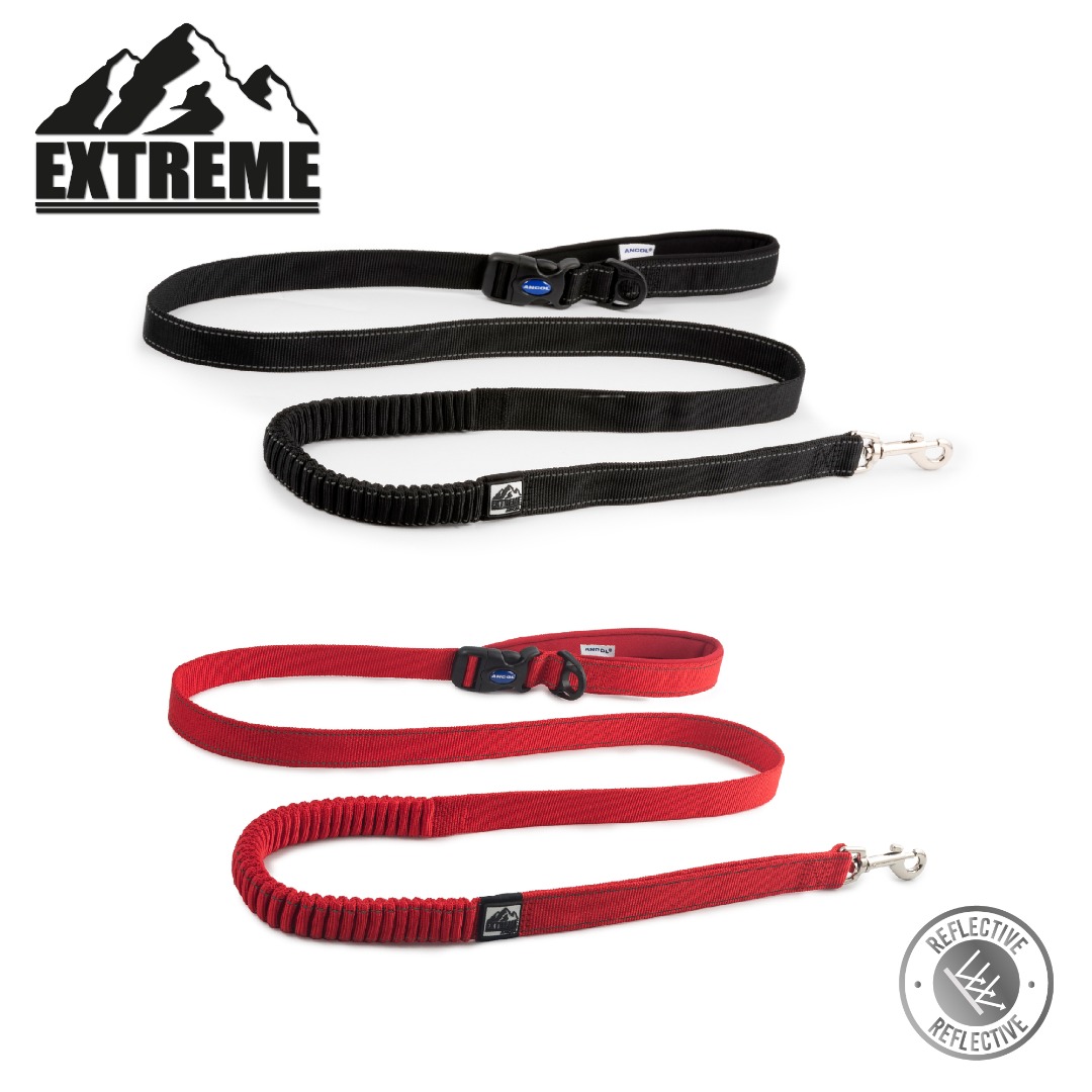 Ancol Extreme Shock Absorb Running Dog Lead Size 1.8m Length
