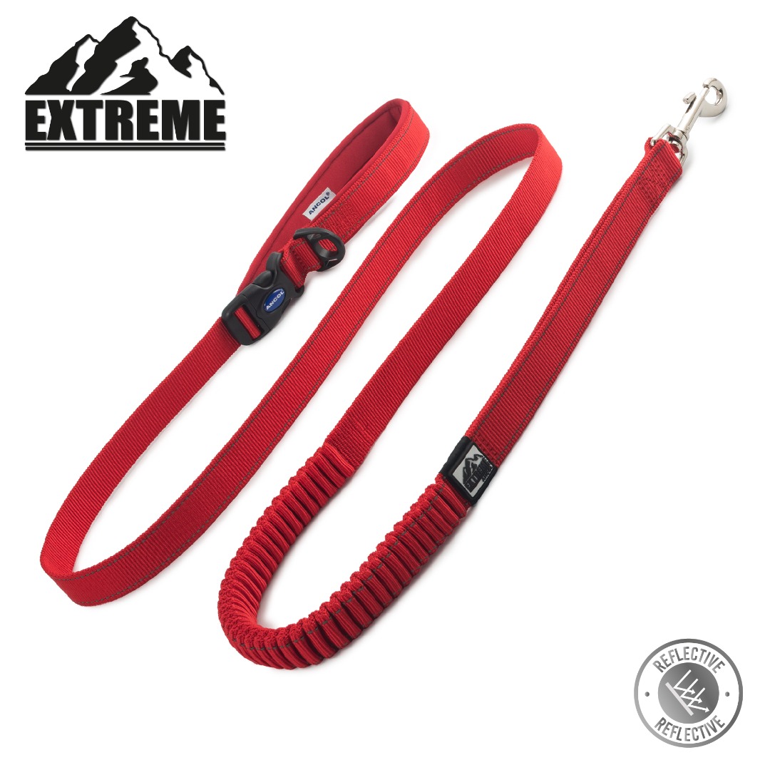 Ancol Extreme Shock Absorb Running Dog Lead Size;  1.8m Length
