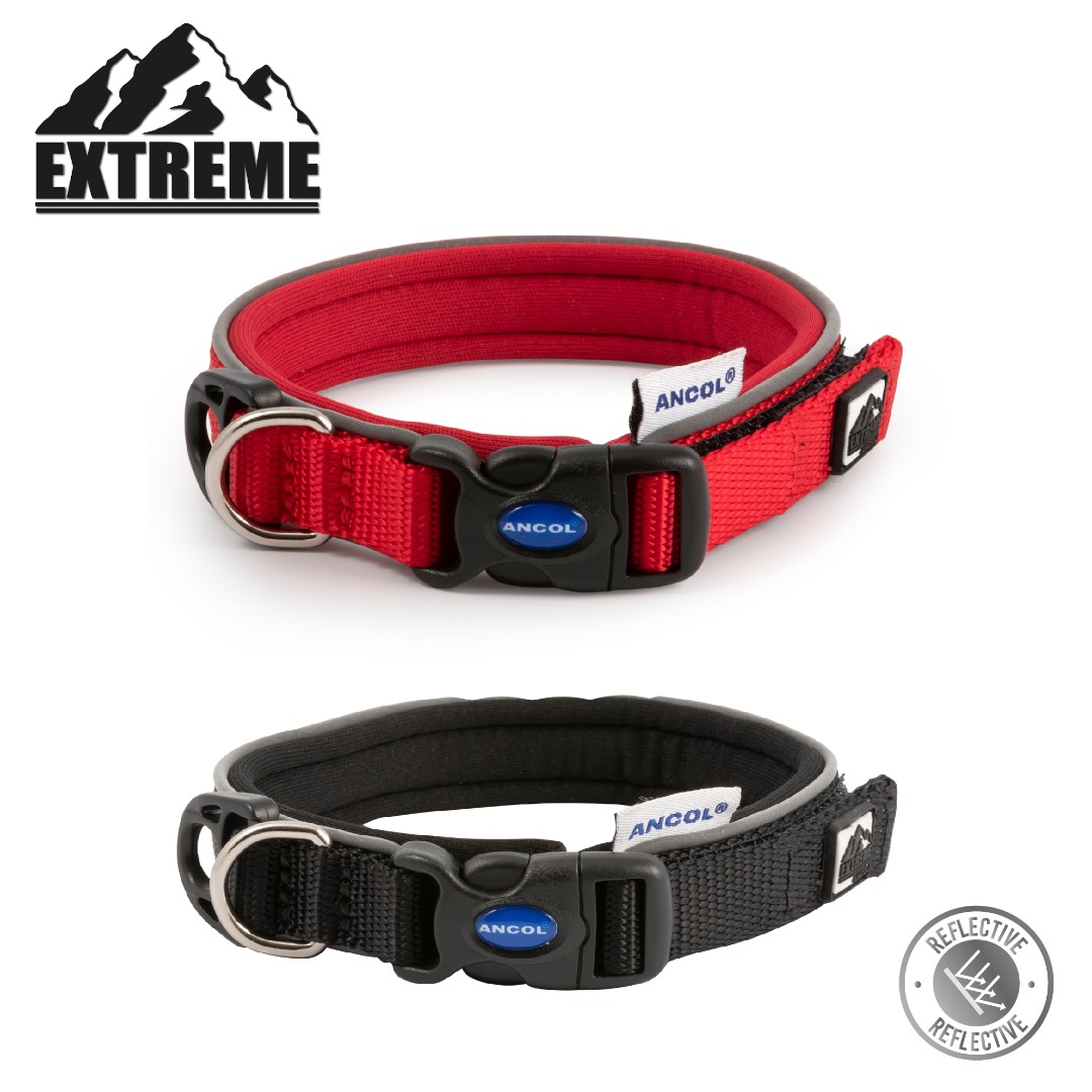 Ancol Extreme Dog Collar With Reflective Piping