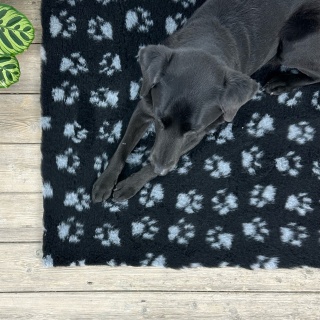 Black Grey Paws high grade Vet Bedding non-slip back bed fleece for pets