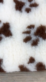 Cream Brown Paws high grade Vet Bedding non-slip back bed fleece for pets