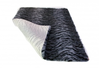 Tiger Print Grey Black high grade Vet Bedding non-slip back bed fleece for pets