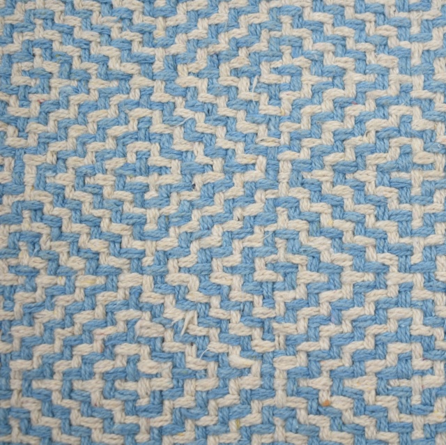 Souk Geometric hand-woven recycled cotton Rug 75cm x 135cm