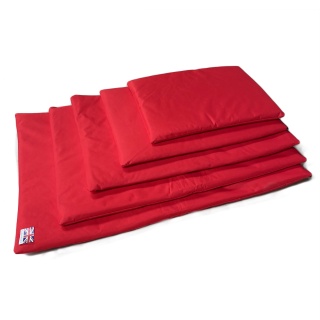 Red Dog Bed For Cage & Crates Waterproof Hygienic Bedding Mat