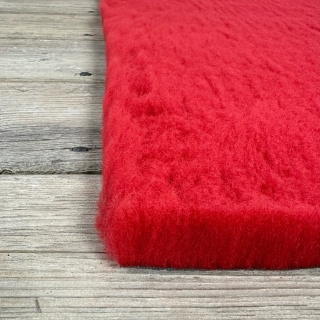 Traditional Red Vet Bedding roll whelping fleece dog puppy pro bed