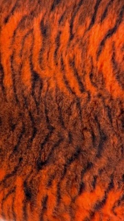 Tiger Print Orange Black high grade Vet Bedding non-slip back bed fleece for pets