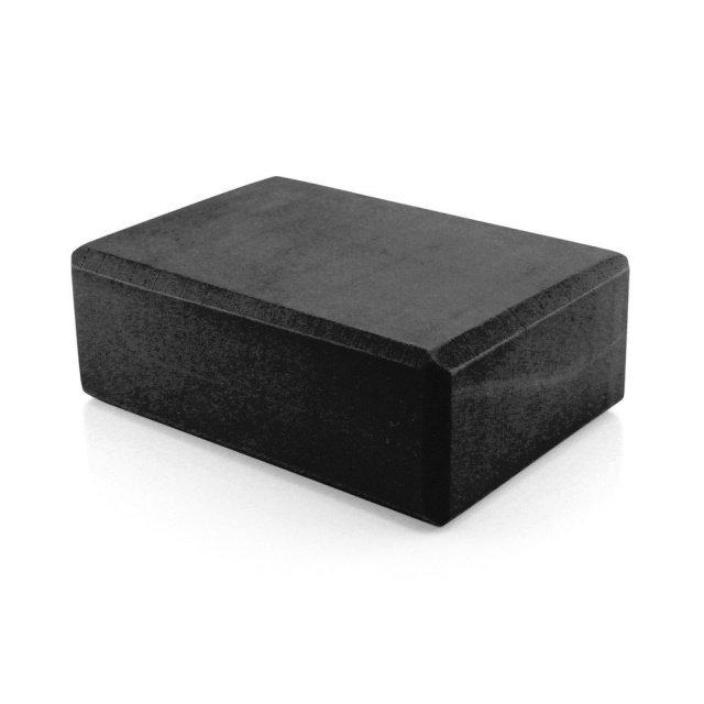 Yoga Block Pilates Foam Foaming Brick Stretch Health Fitness Exercise Gym  BLACK