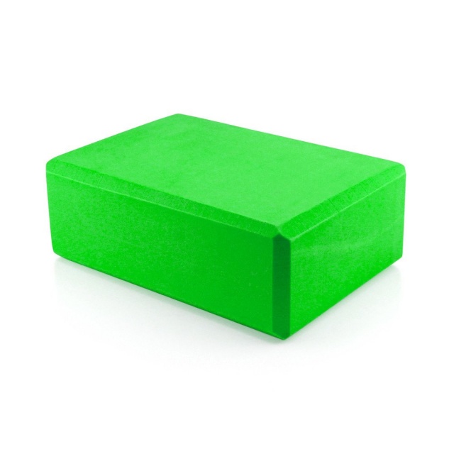 Yoga Block Pilates Foam Foaming Brick Stretch Health Fitness Exercise Gym GREEN