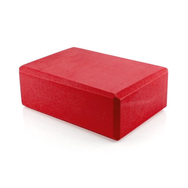 Yoga Block Pilates Foam Foaming Brick Stretch Health Fitness Exercise Gym RED