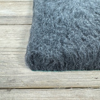Traditional Charcoal Vet Bedding roll whelping fleece dog puppy pro bed