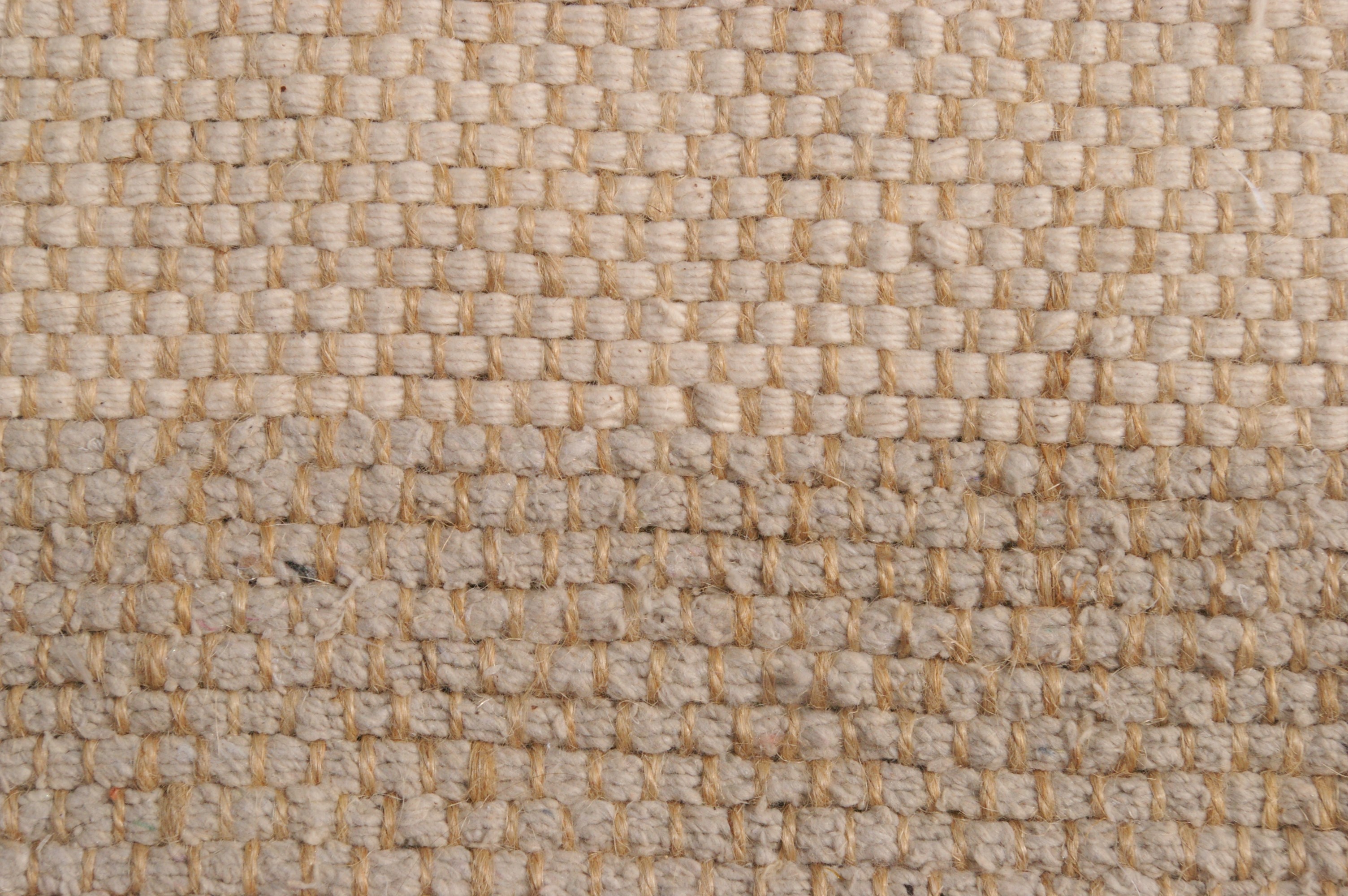 Slubweave Cotton and Jute Rug made from 100 cotton. 3 Sizes Fair Trade