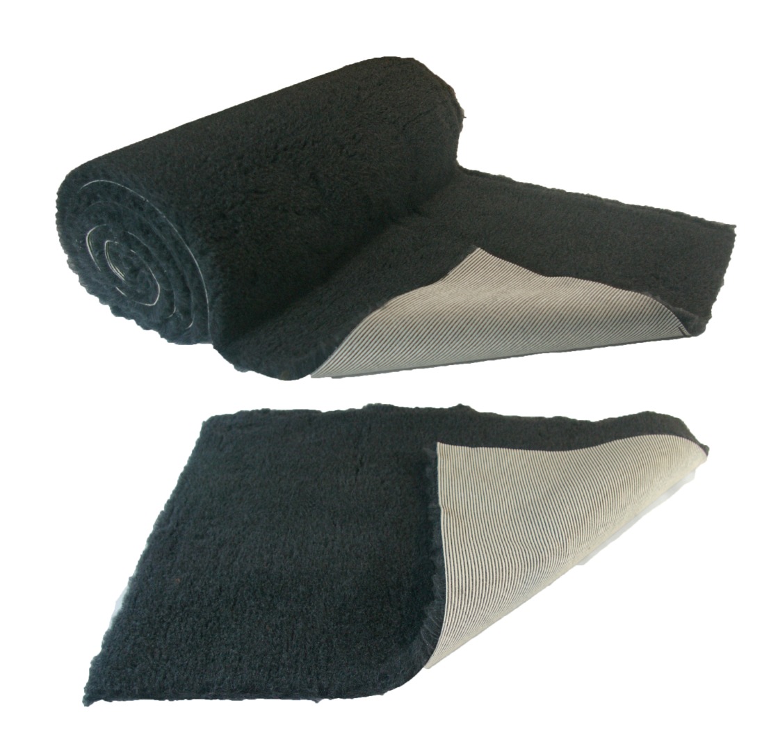 Charcoal plain high grade Vet Bedding non-slip back bed fleece for pets