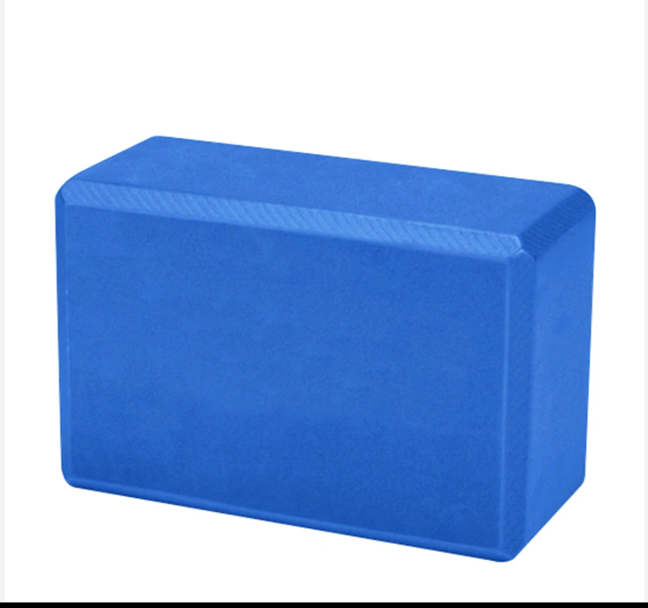 Yoga Block Pilates Foam Foaming Brick Stretch Health Fitness Exercise Gym  BLUE