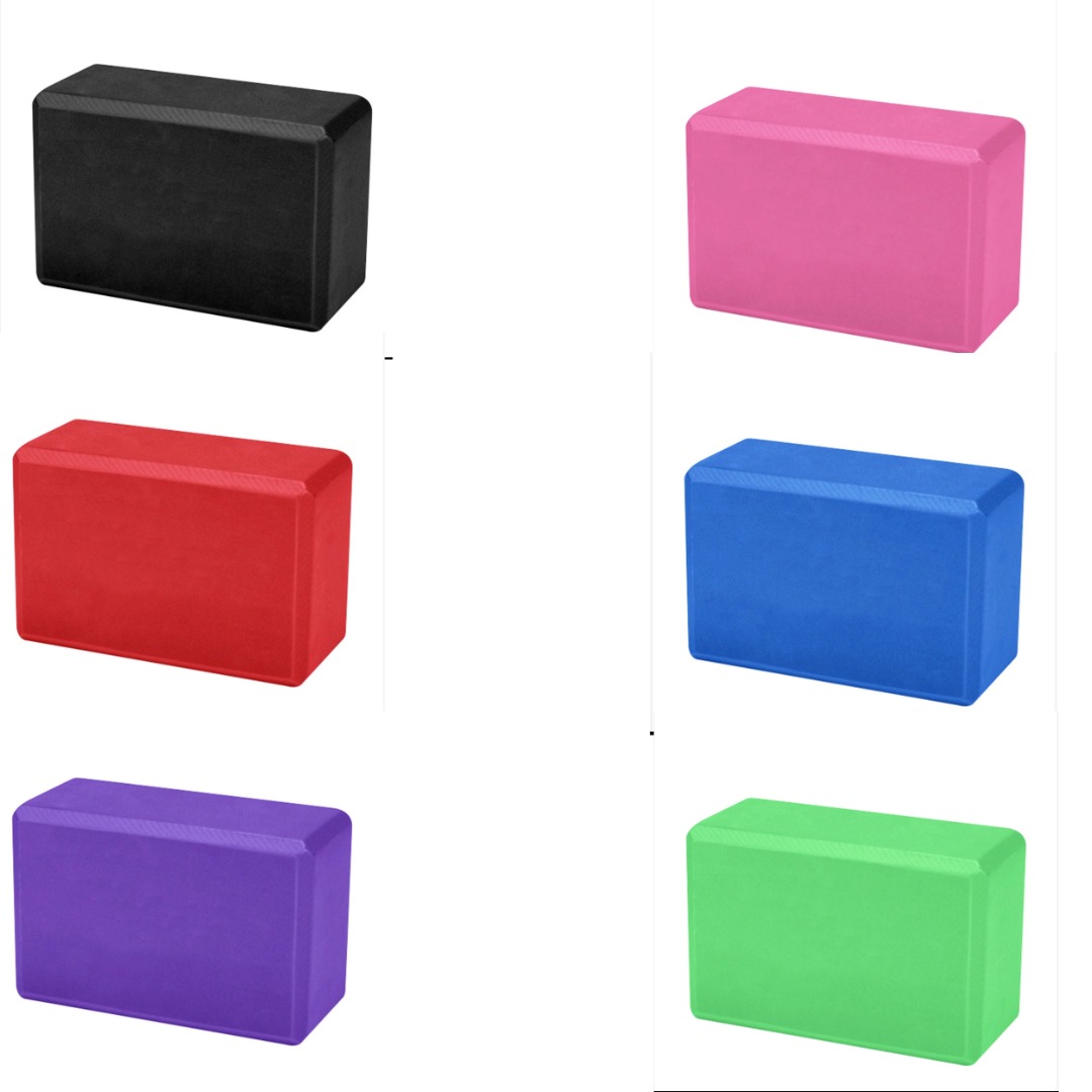 Yoga Block Pilates Foam Foaming Brick Stretch Health Fitness Exercise Gym