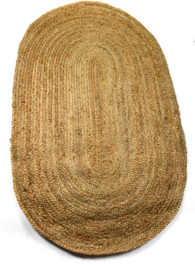 Oval Shaped 100 Jute Rug 5 Sizes Fair Trade