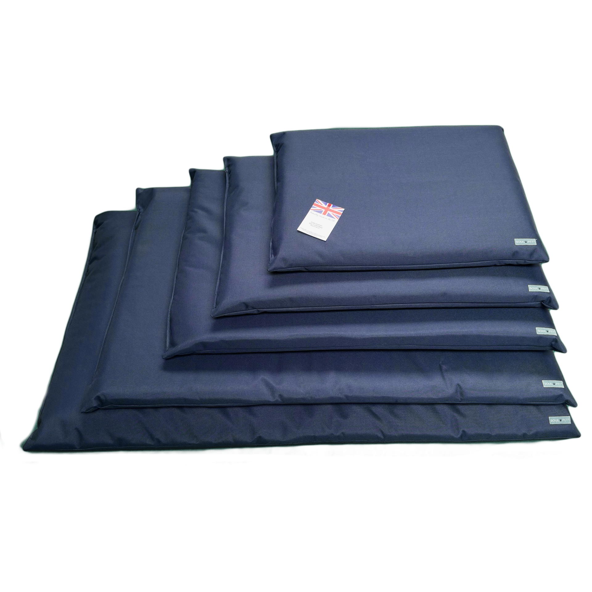 Gallery Detail: Navy Blue Dog Bed For Cage Crates Waterproof Hygienic Bedding