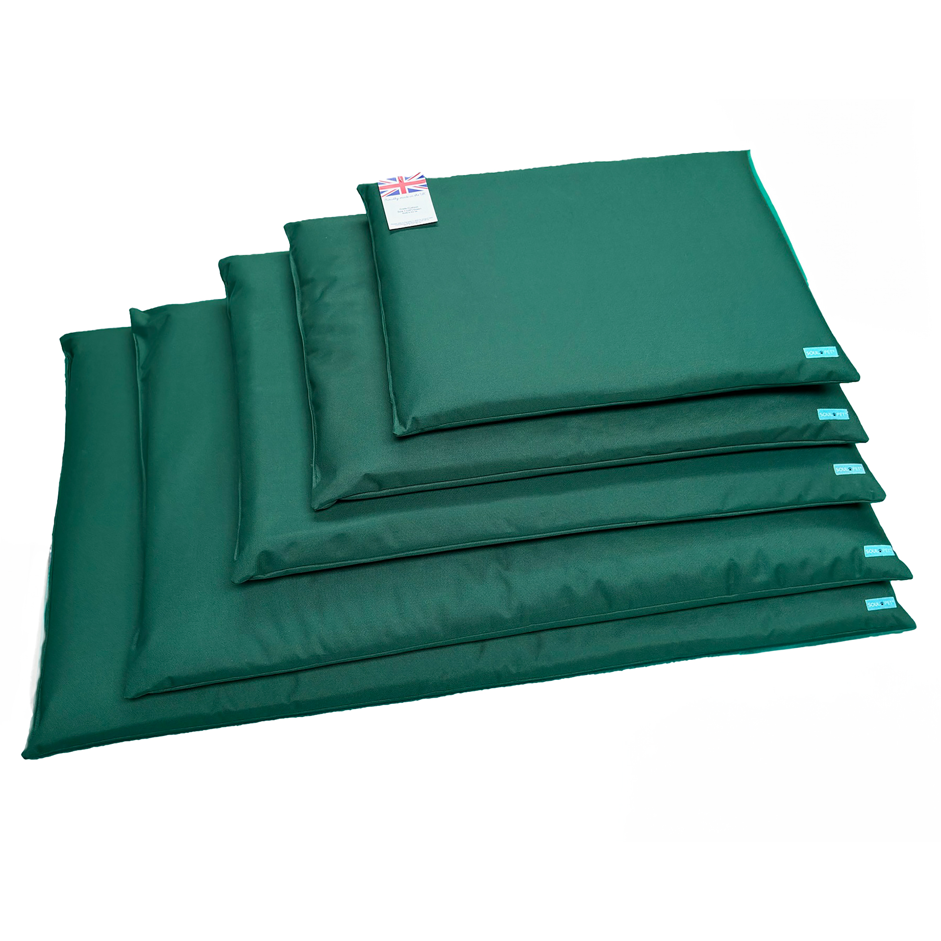Picture of New Forest Green mat, dog bed for cages crates, Tough waterproof Dog ...