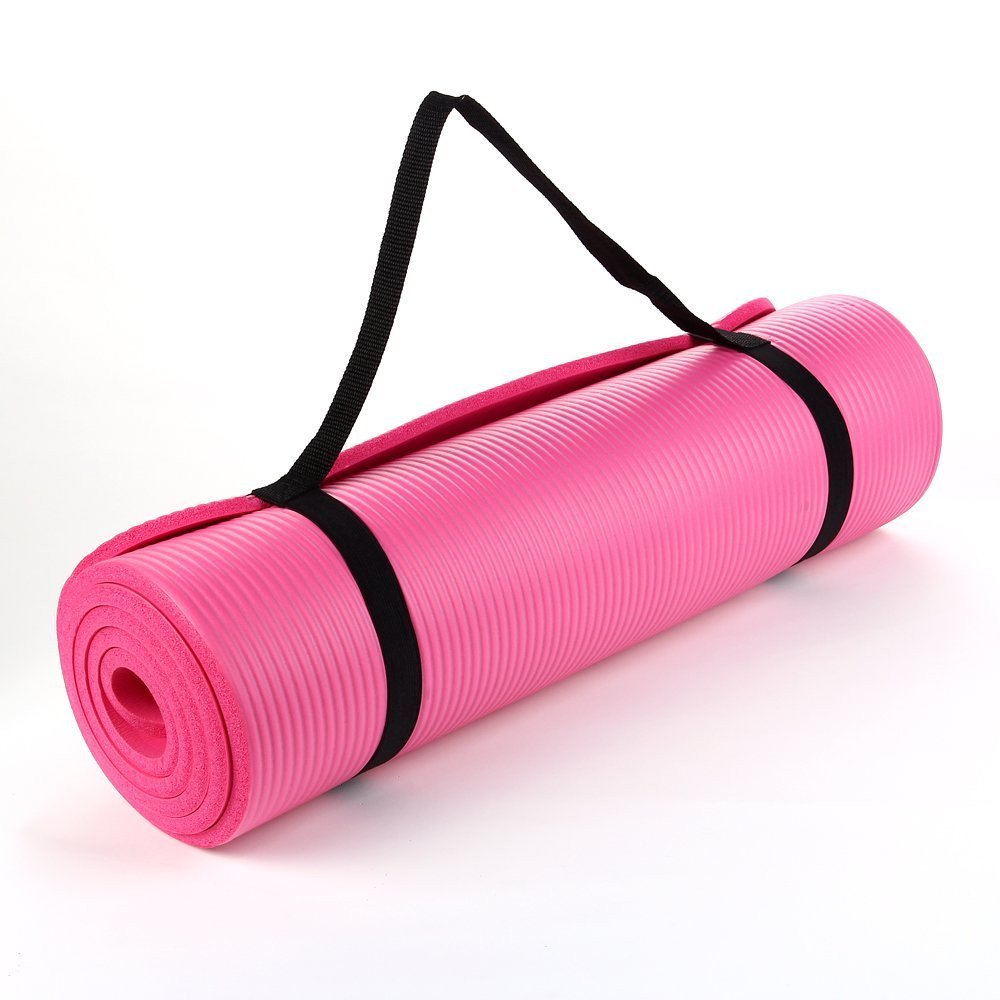 Pink 15MM NBR YOGA MAT, Thick yoga Mat size 15mm x 60cm x 190cm