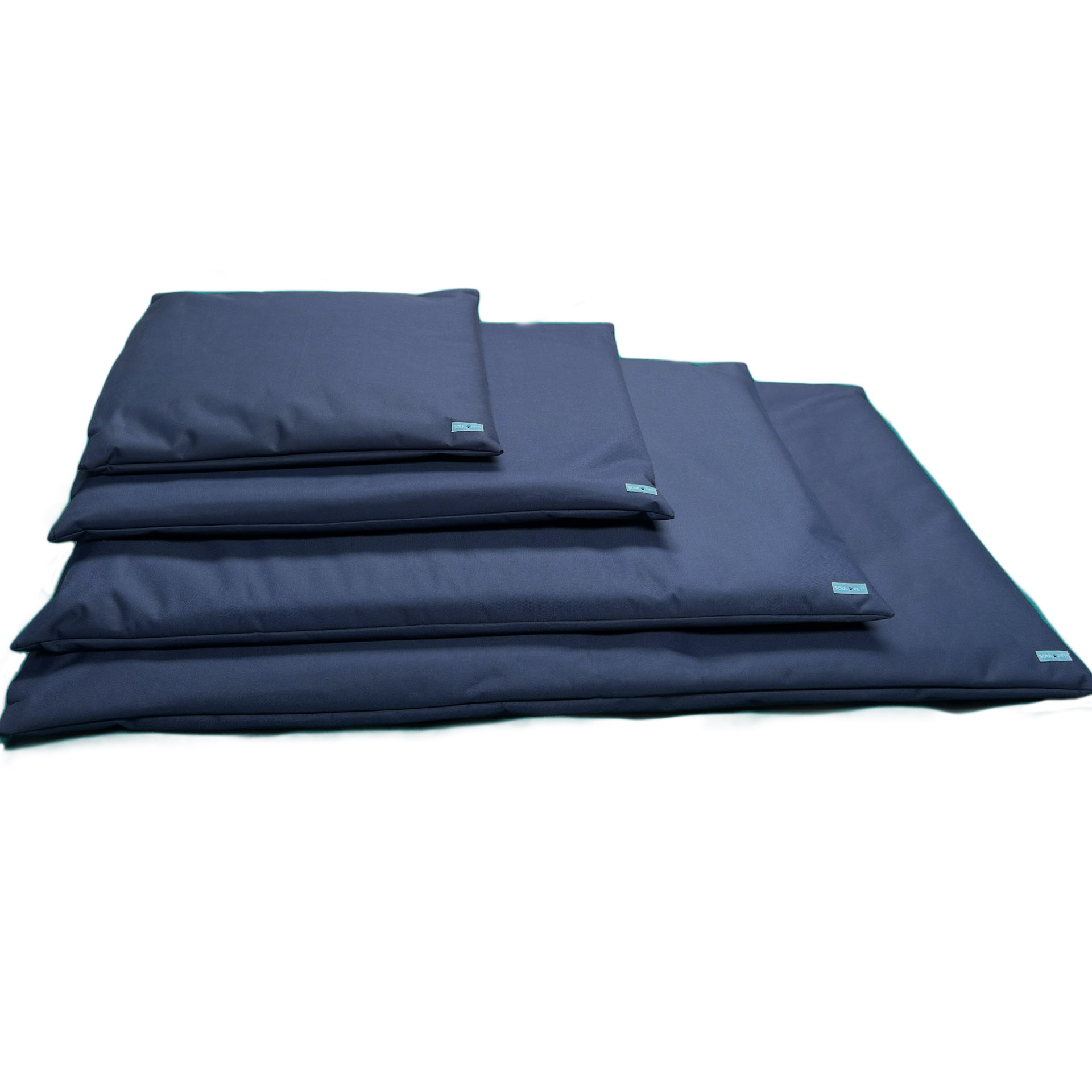 Navy Blue Waterproof dog mat, Tough pad, dog bedding for pet cages