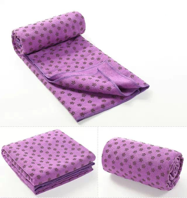 Purple Yoga Towel