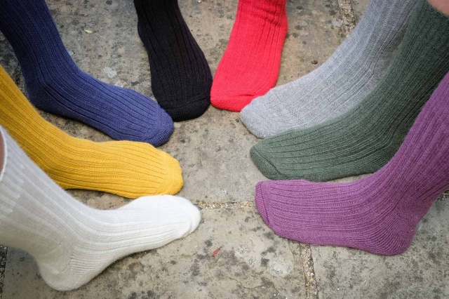 Alpaca walking socks, 75% Alpaca wool. Thick socks with a cushioned sole